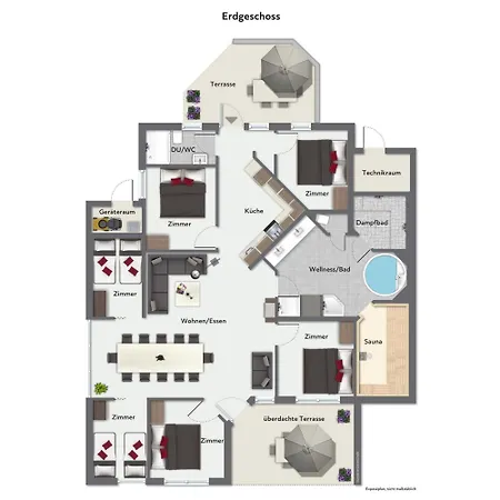 Tatil Evi Strandblick - Dorf 1 15 *